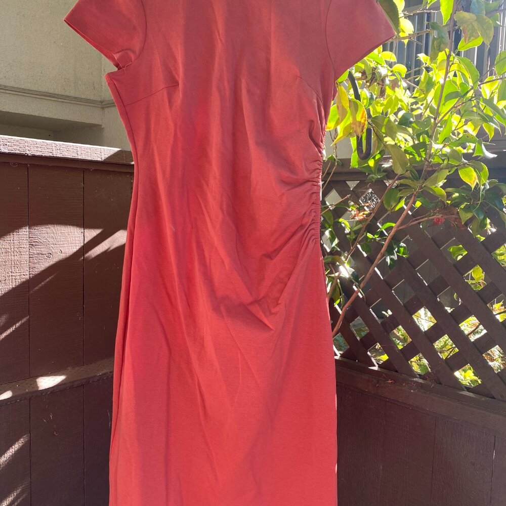 Womens lovely pumpkin color Boden dress in size 8P